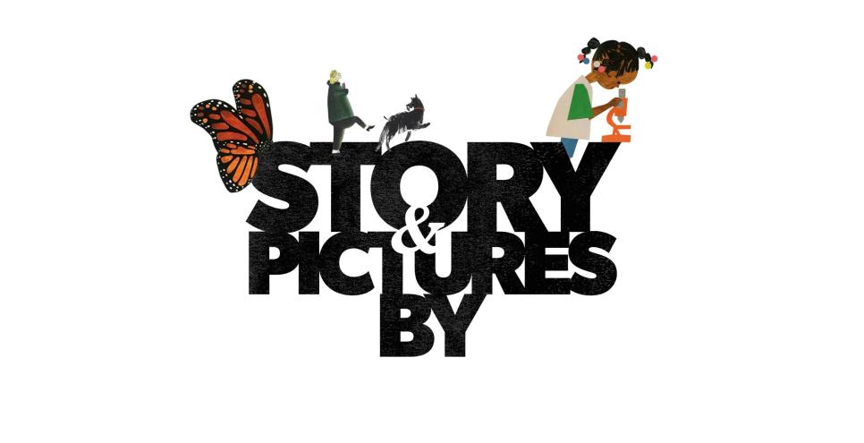 Title treatment, showing the words "Story & Pictures By"