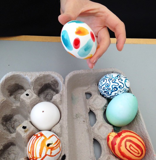 Finger Print Easter Eggs Carle Museum