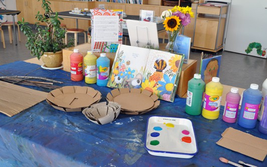 Cardboard and Found Materials Flowers | Making Art with Children | The Eric Carle Museum of Picture Book Art