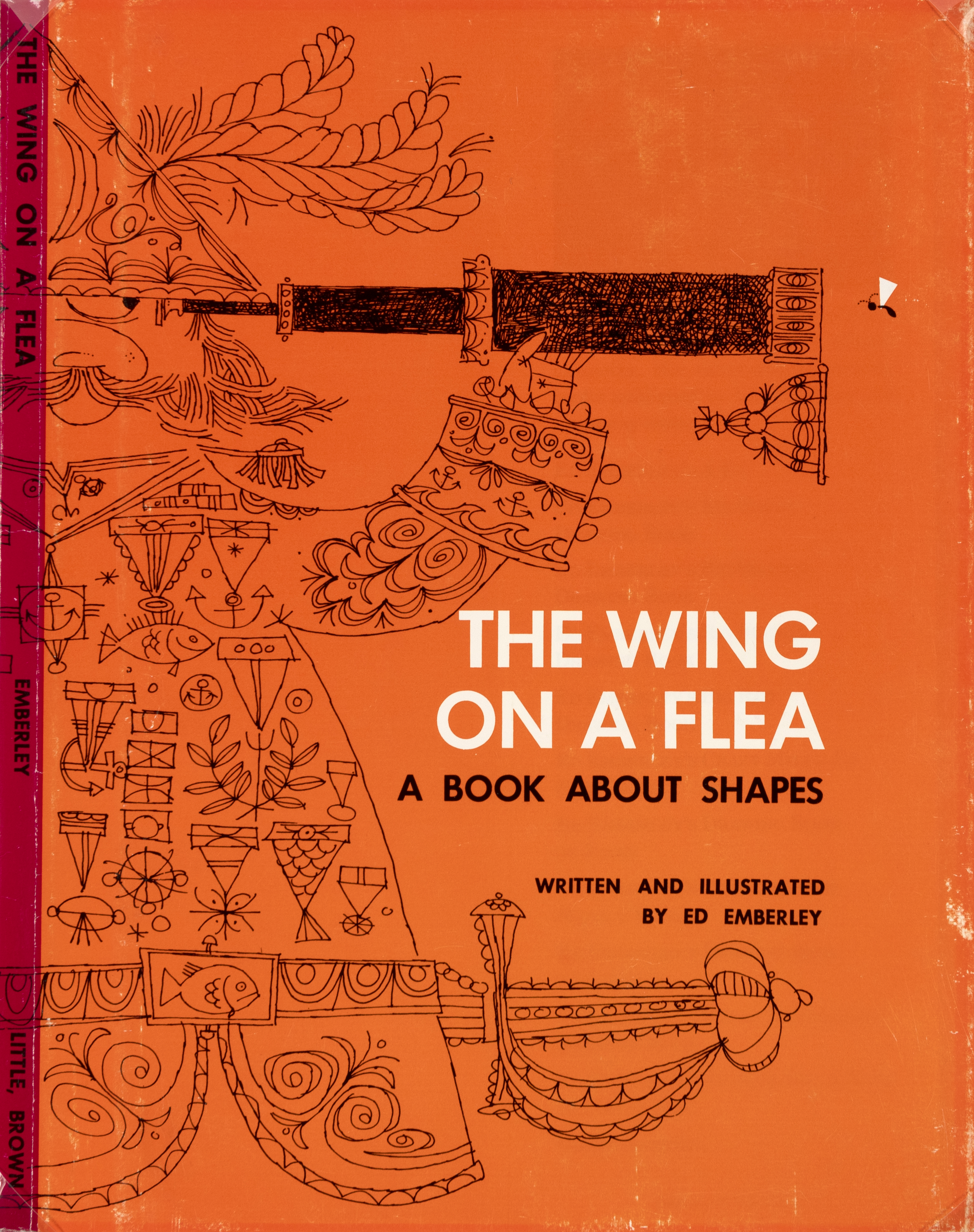 Book cover for The Wing on a Flea.