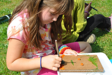 Making Nature Faces/ The Eric Carle Museum Studio Blog