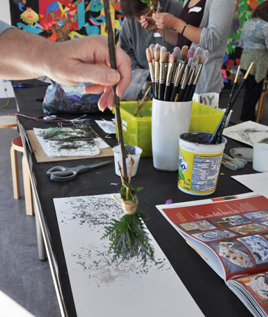 Painting with Clay/ The Eric Carle Museum Studio Blog