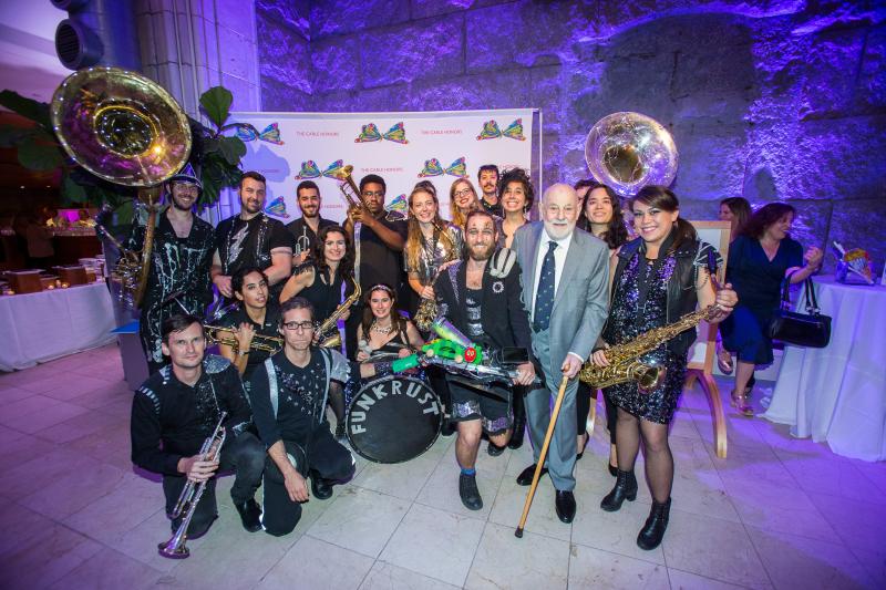 Eric Carle with Funkrust Brass Band