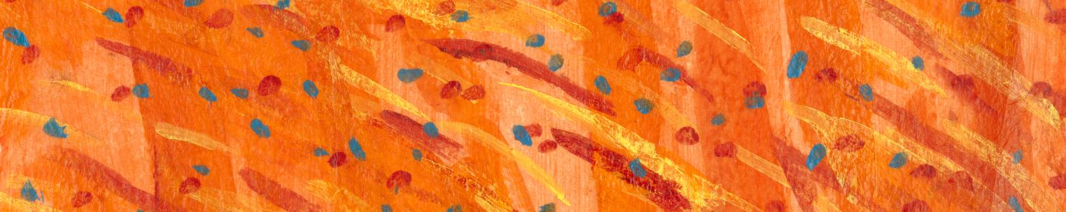 Painted tissue paper by Eric Carle.