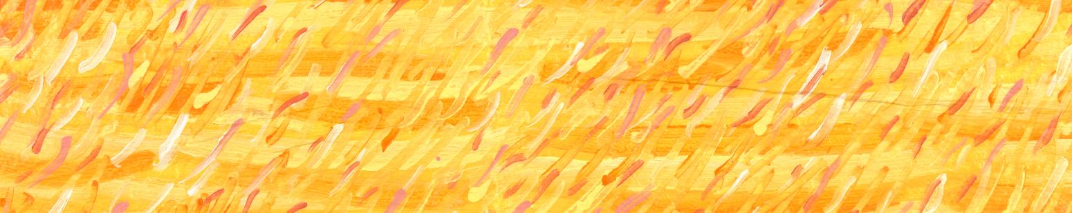 Yellow tissue paper painting by Eric Carle.
