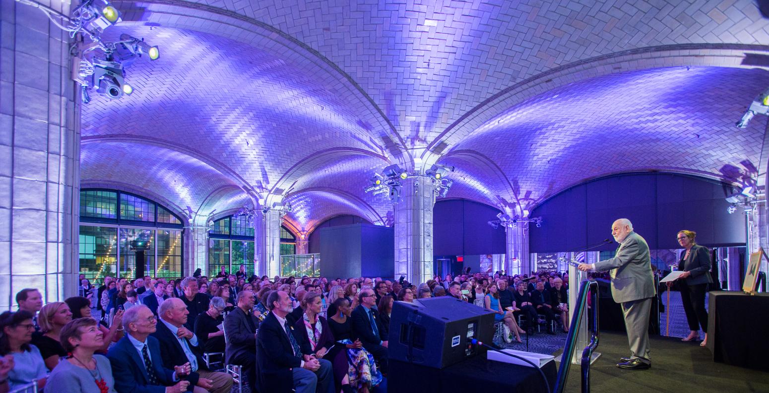 The Carle Honors audience inside Guastavino's