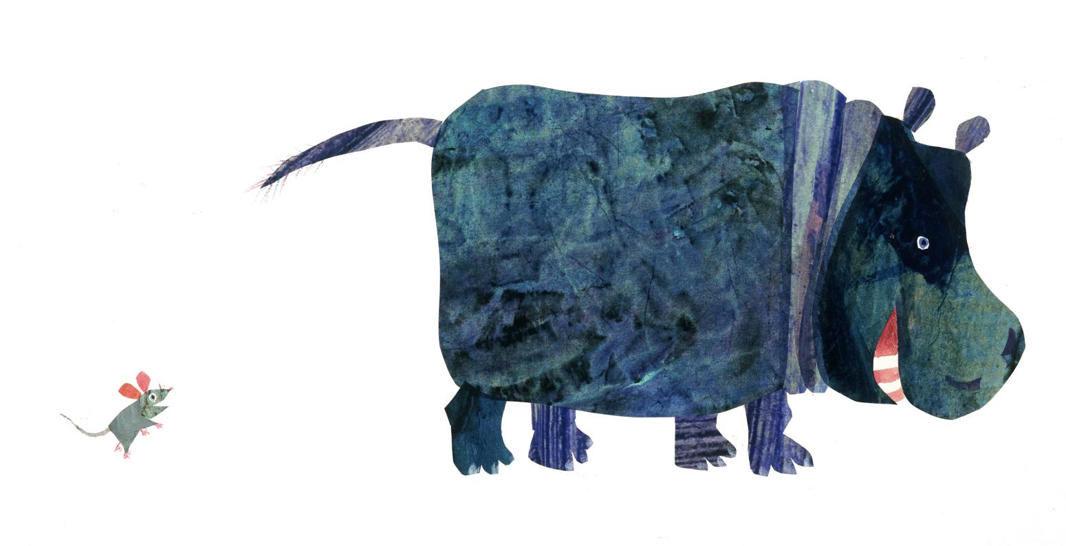 Illustration of mouse and hippo.