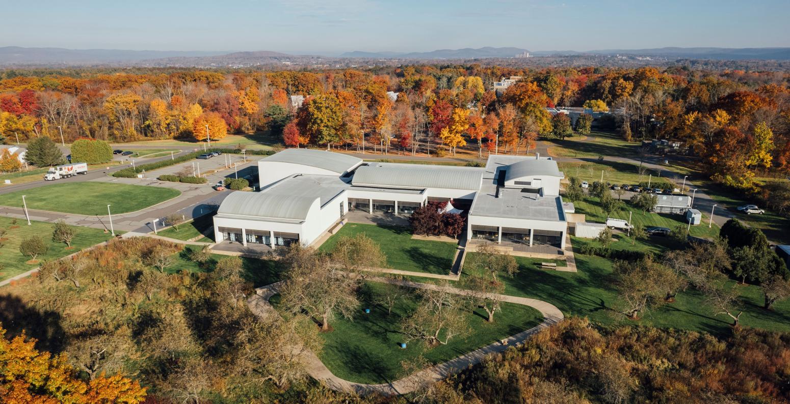 aerial view of museum