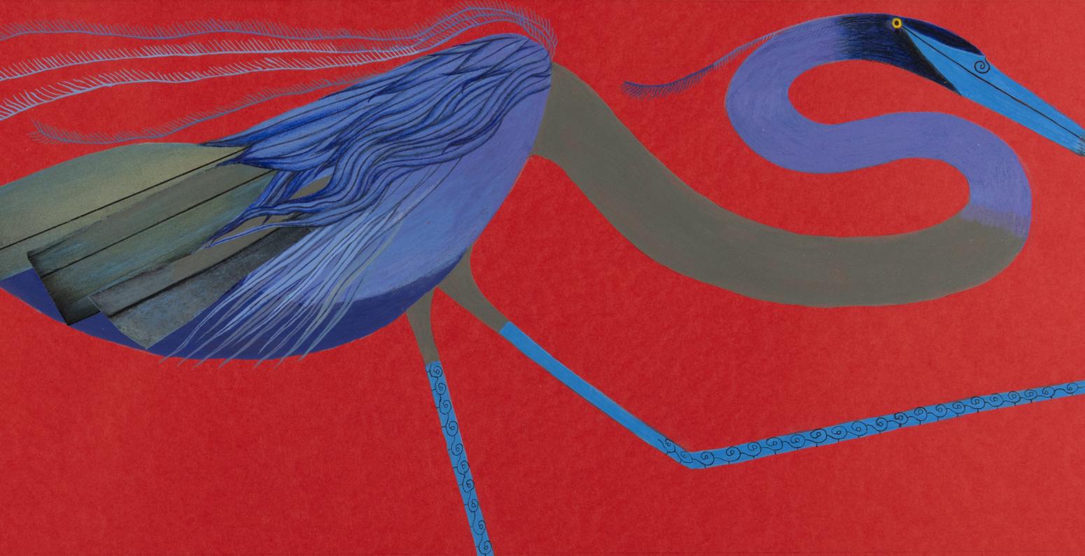 Illustration of heron.
