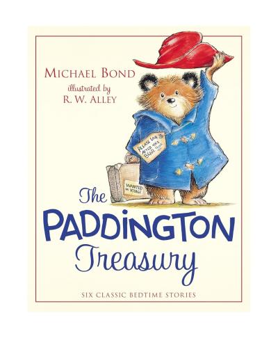 Cover of The Paddington Treasury by Michael Bond and illustrated by R.W. Alley