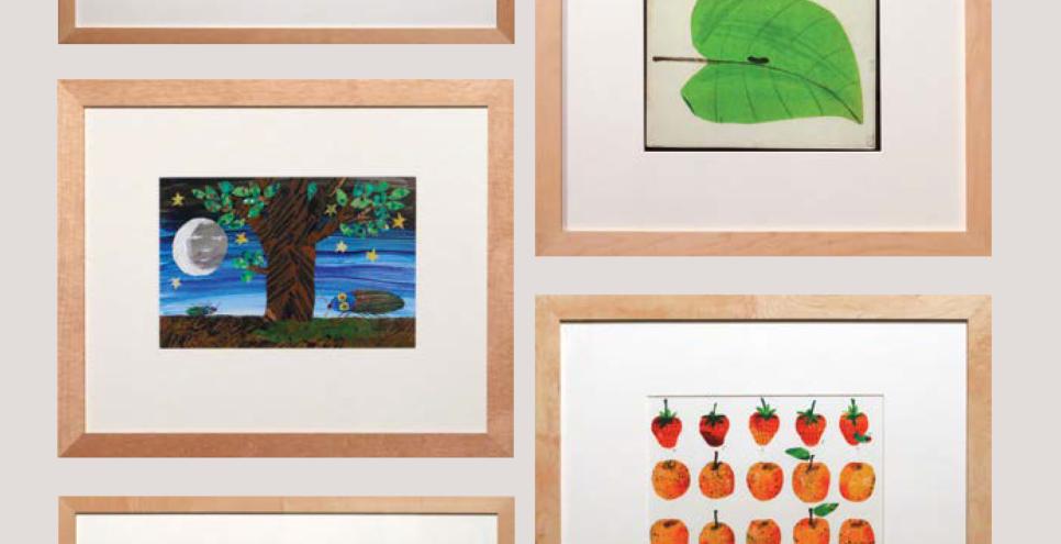 Installation of Eric Carle themed furniture and activities.