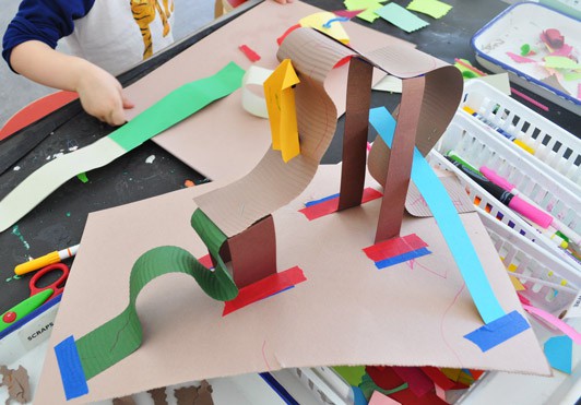 paper rollercoaster
