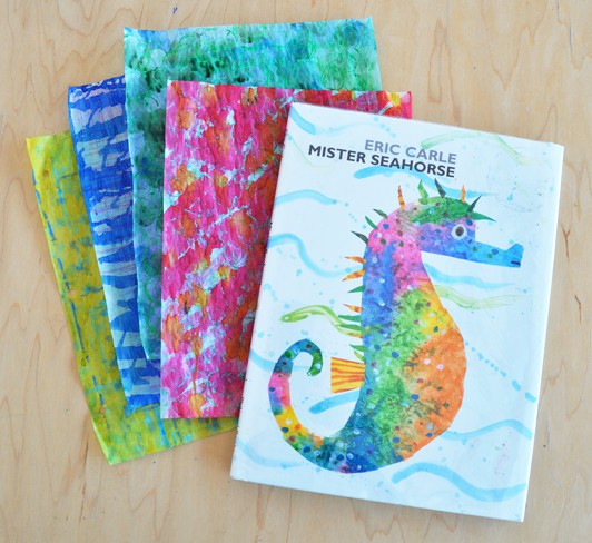 Making Watercolor-Painted Collage Papers | Making Art With Children | The Eric Carle Museum of Picture Book Art