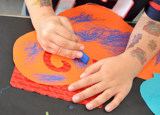 Homemade Texture Rubbing Plates | Making Art With Children | The Eric Carle Museum of Picture Book Art