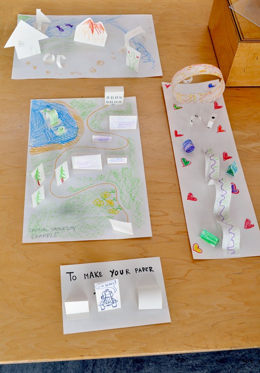 Art Studio Interns Project: Paper Adventure Maps | Making Art with Children | The Eric Carle Museum of Picture Book Art